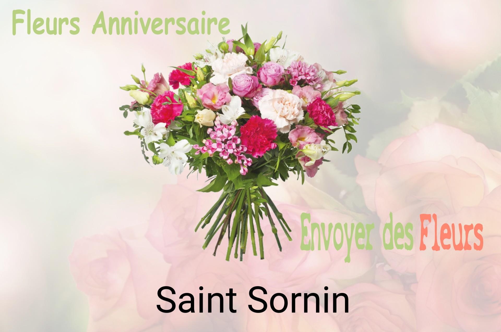 Bouquet de fleurs d’anniversaire livré à Saint-Sornin
